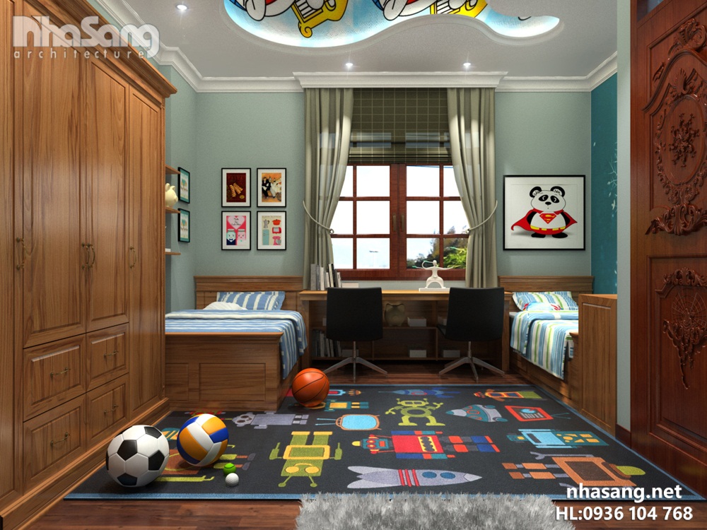 nội thất phòng ngủ bé